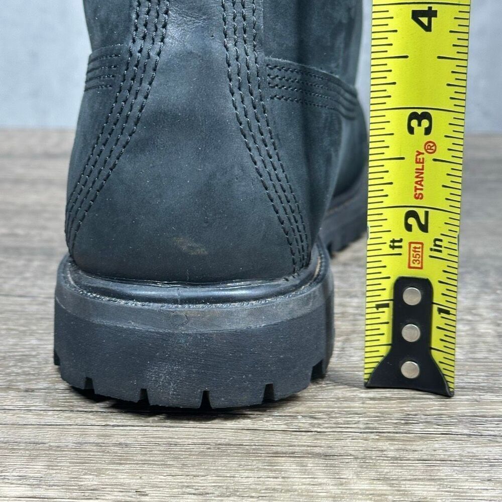 Timberland~Women's~Black Waterproof Nubuck 6” Premium(8658A)‎ Boots~Size 7 - Picture 5 of 11